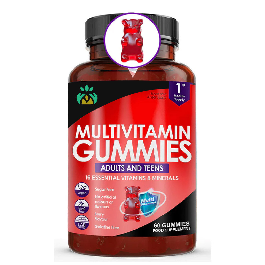 Essentials Multivitamin & Mineral Gummies for Teens – Daily Support for Growth, Immunity & Energy