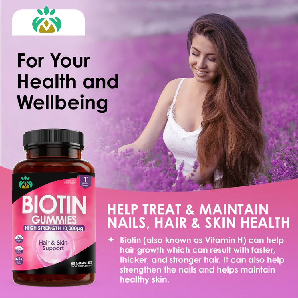 Biotin Vitamin B7 Gummies