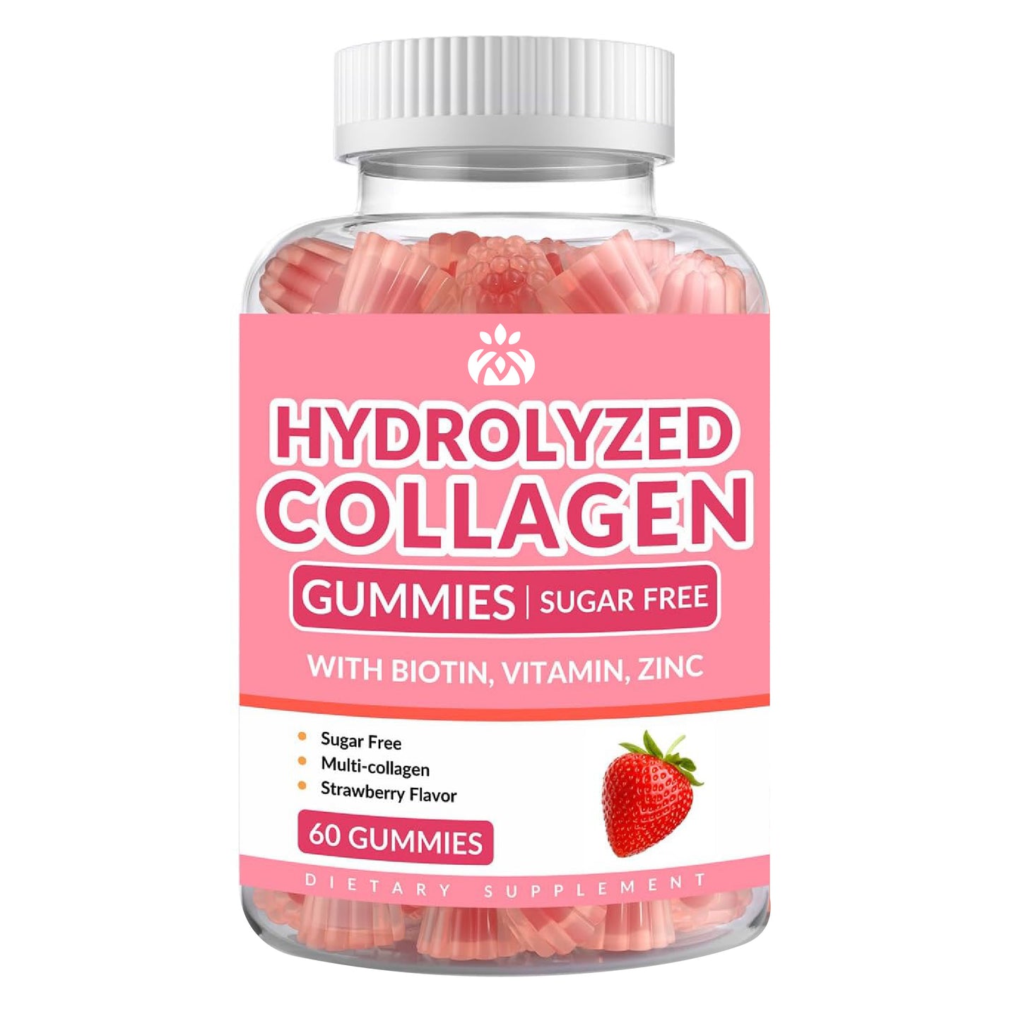 Collagen Gummies for Women – Sugar Free, Biotin, Vitamins & Multi-Type Support for Skin, Hair & Joints