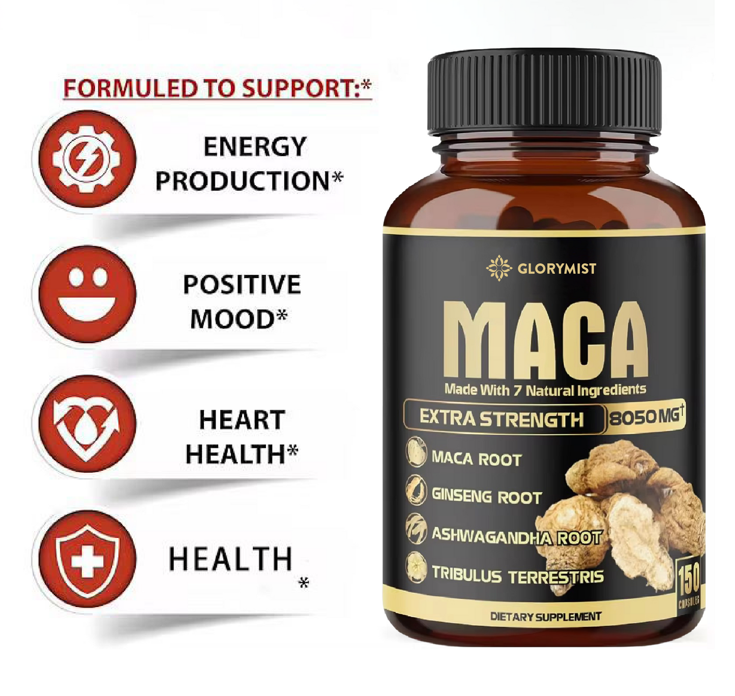 Vitality Bundle (MACCA + SHILAJIT) | 120 Capsules