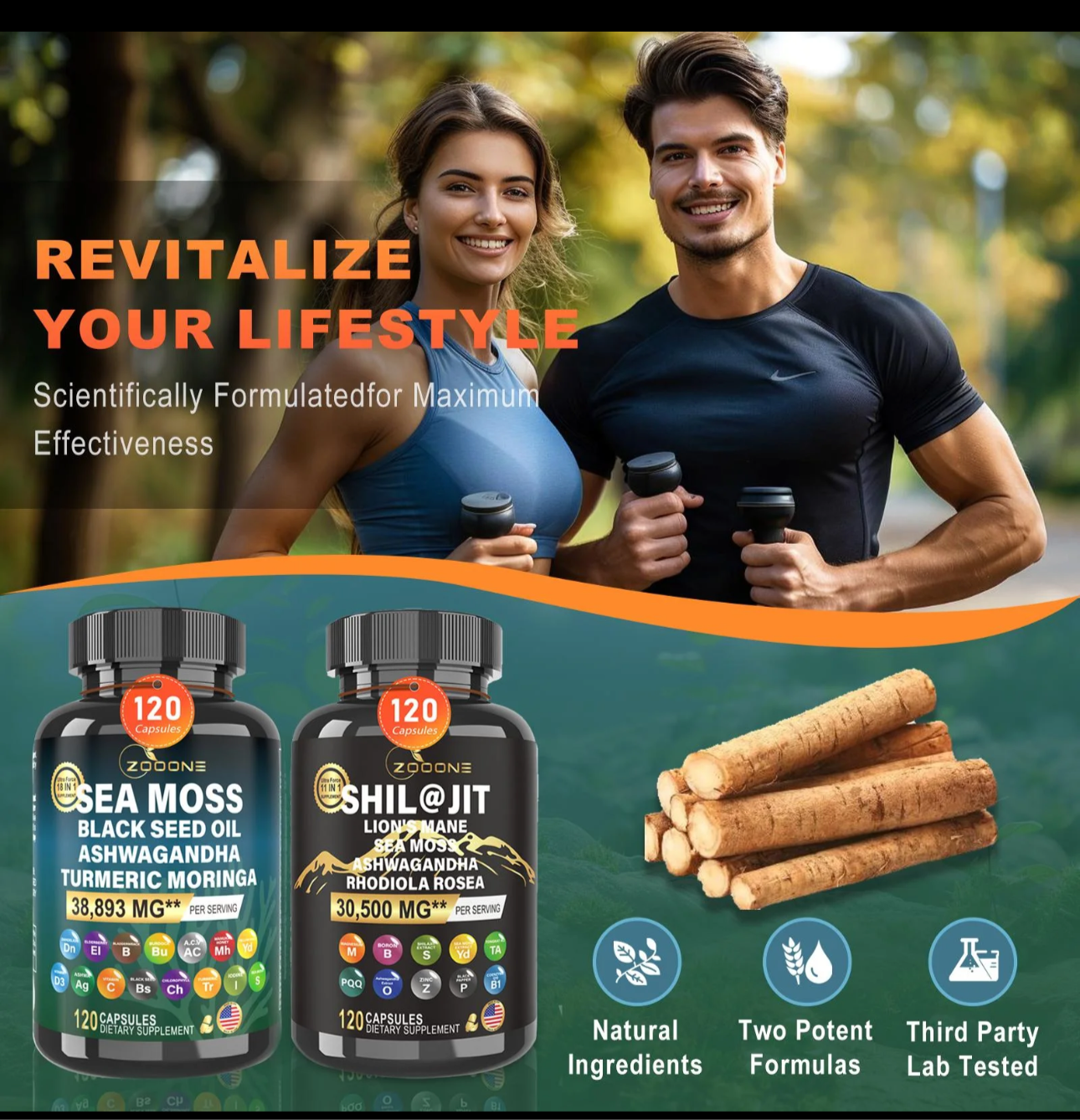 Vitdiet™ Sea Moss & Shilajit Ultimate Supplement Bundle