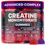 Creatine Monohydrate Gummies Complex 8000mg – Raspberry & Blackberry Flavored Pre-Workout Supplement