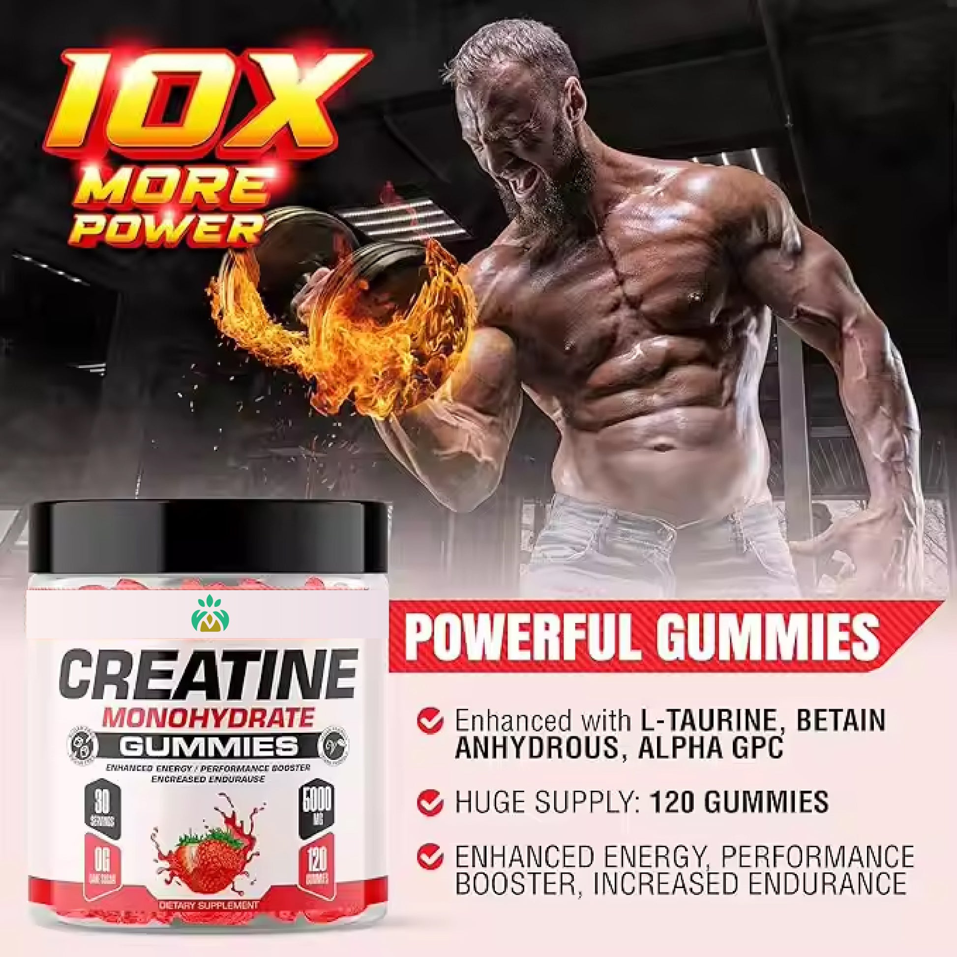 Creatine Monohydrate Gummies | Vitdiet
