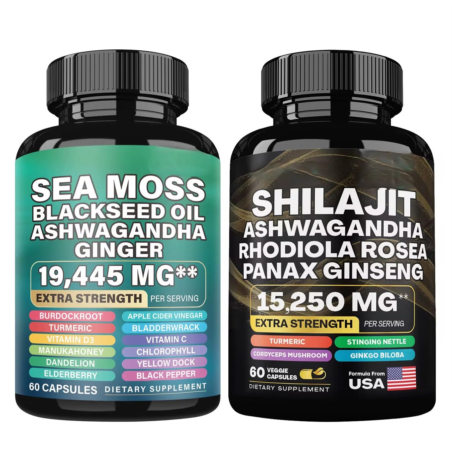 Vitdiet™ Sea Moss & Shilajit Ultimate Supplement Bundle