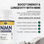 NMN Supplement – 600mg NAD+ Booster for Cellular Energy & Anti-Ageing
