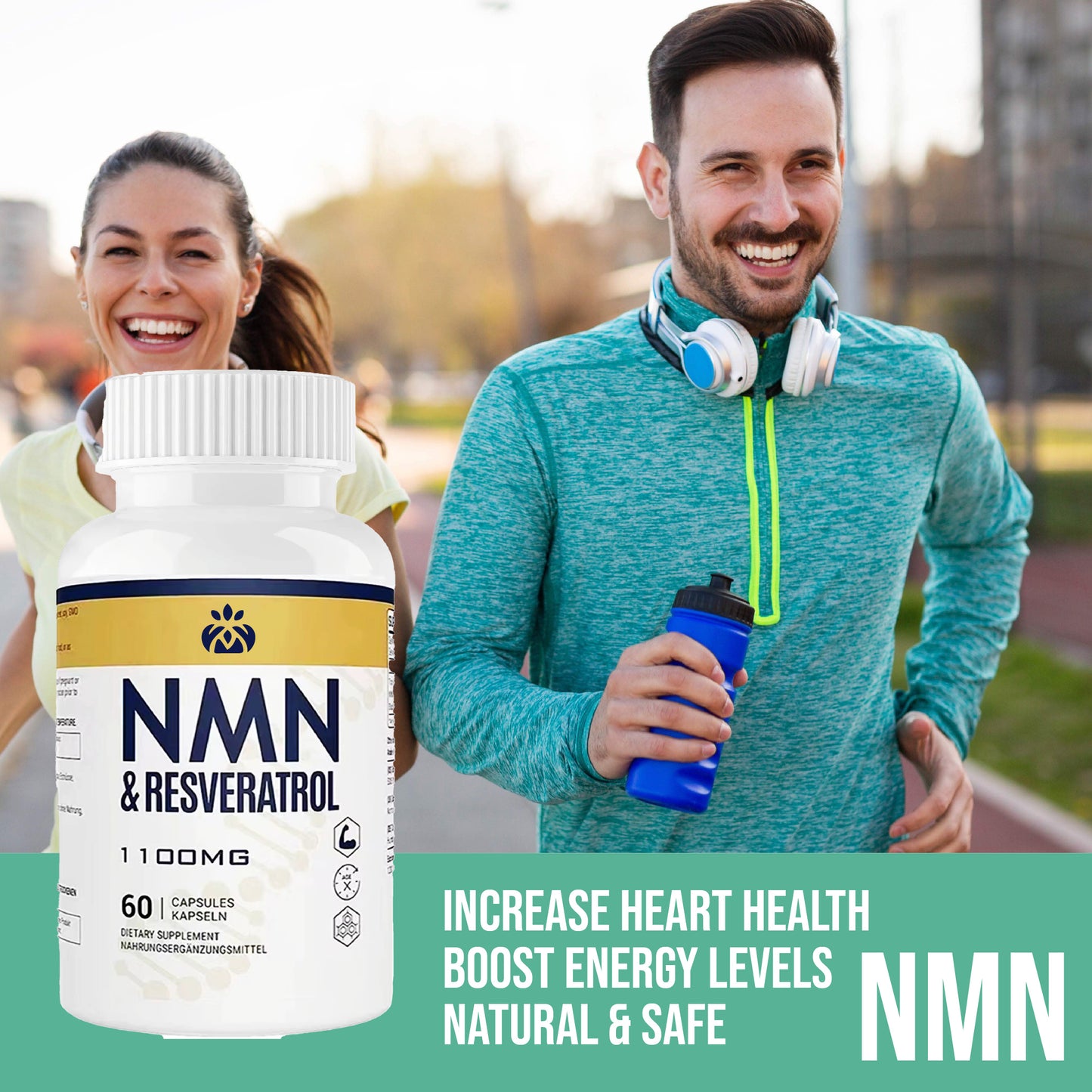 NMN Supplement – 600mg NAD+ Booster for Cellular Energy & Anti-Ageing