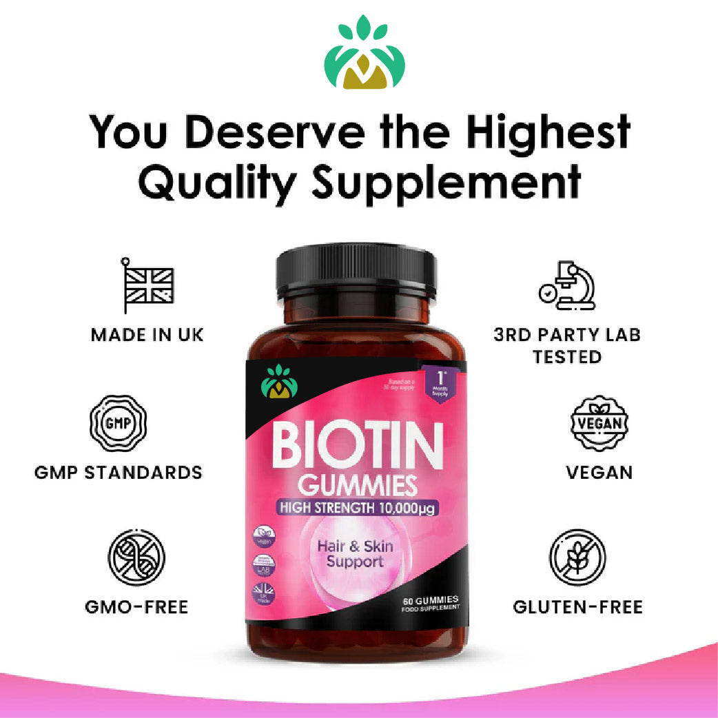 Biotin Vitamin B7 Gummies