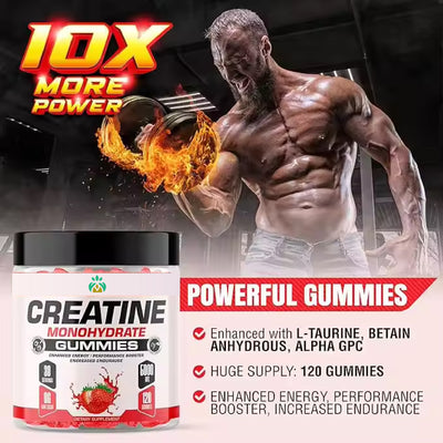 Creatine Monohydrate Supplements Gummy for Women and Men