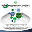 Magnesium Complex Glycinate, Citrate, Malate, Oxide Capsules.