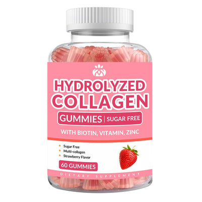 Collagen Gummies for Women – Sugar Free, Biotin, Vitamins & Multi-Type Support for Skin, Hair & Joints