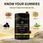 Himalayan Shilajit GOLD Gummies, Organic, Extremely Potent 3000 mg, Fulvic Acid