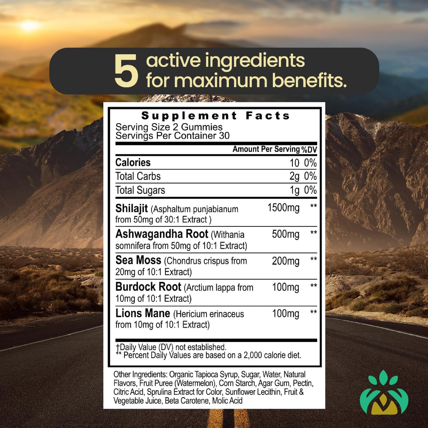 Organic Shilajit Gummies – Natural Vitality Blend
