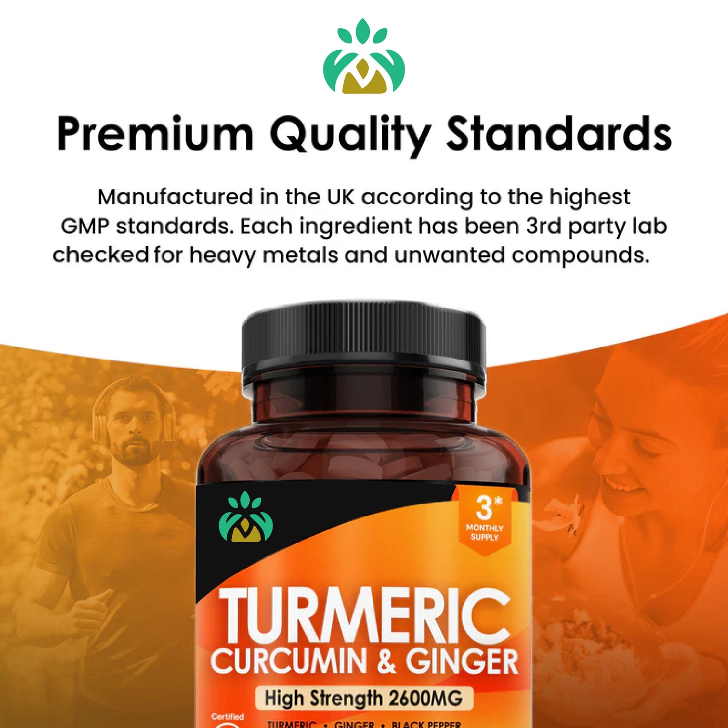 Turmeric Tablets – High Strength with Black Pepper for Joint, Inflammation & Immunity Support