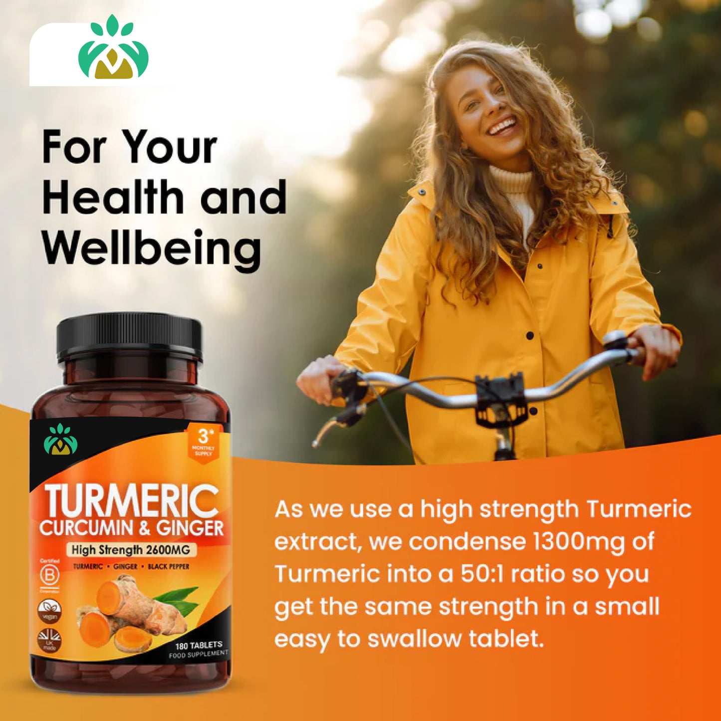 Turmeric Tablets – High Strength with Black Pepper for Joint, Inflammation & Immunity Support