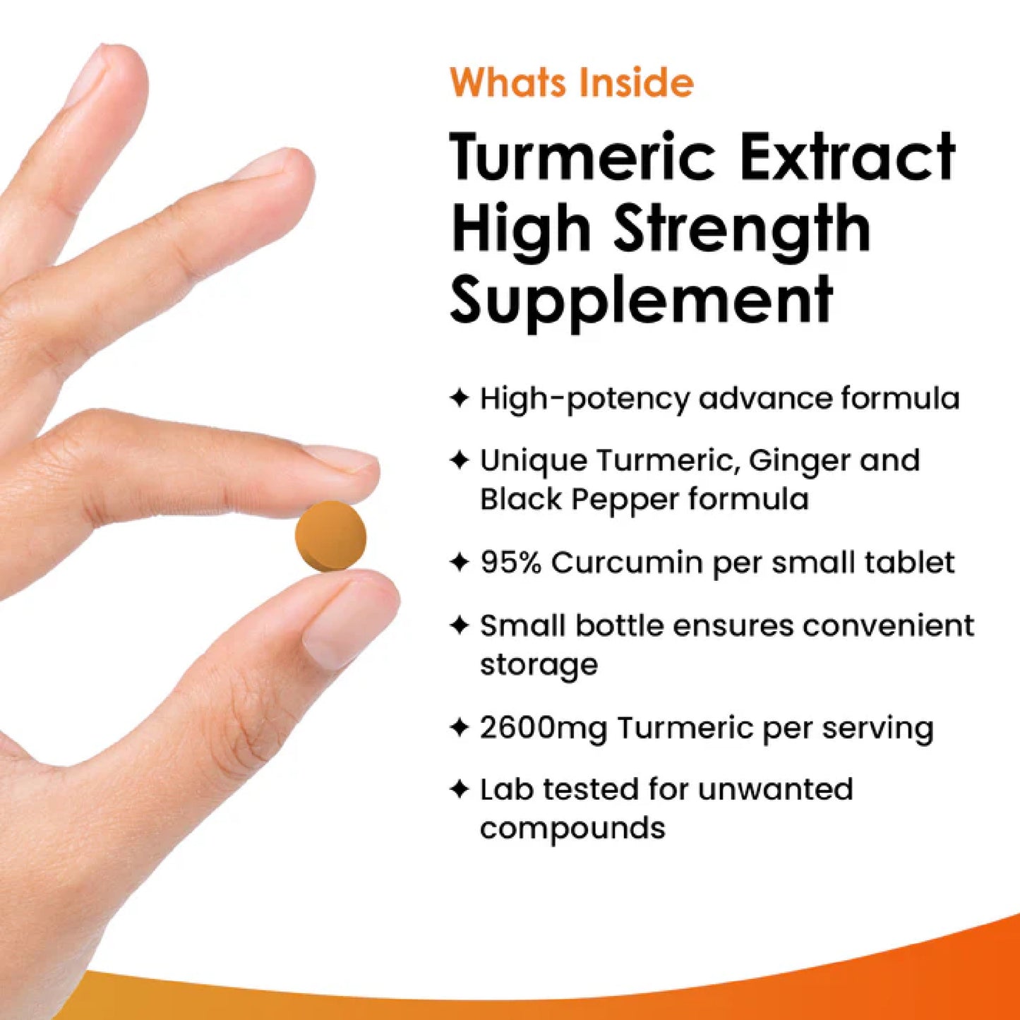 Turmeric Tablets – High Strength with Black Pepper for Joint, Inflammation & Immunity Support