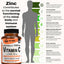 High Strength Vitamin C with Zinc – Vegan Capsules | Advanced Immunity Support | Vitdiet UK